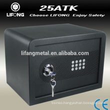 Promotion sales of LATEST electronic cheap safe,small standing safe for Christmas gifts